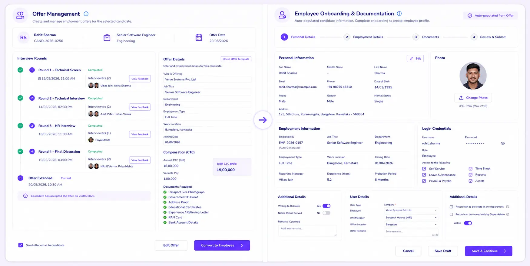 Integrated with HR Onboarding