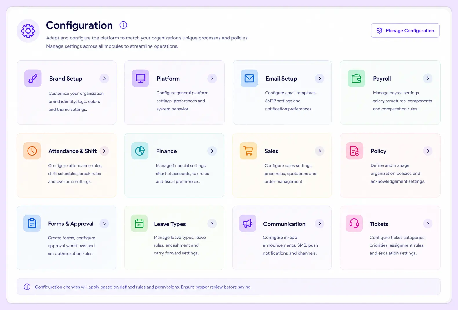 Configuration