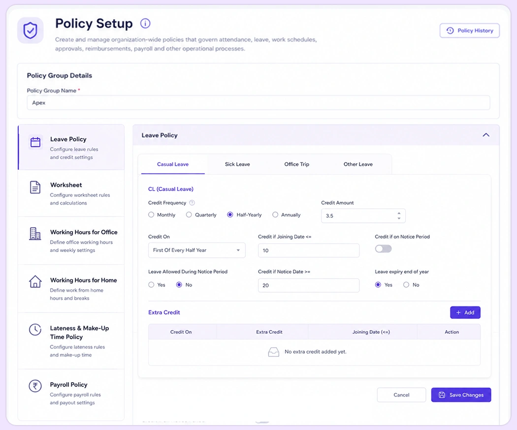 Policy & Workflow