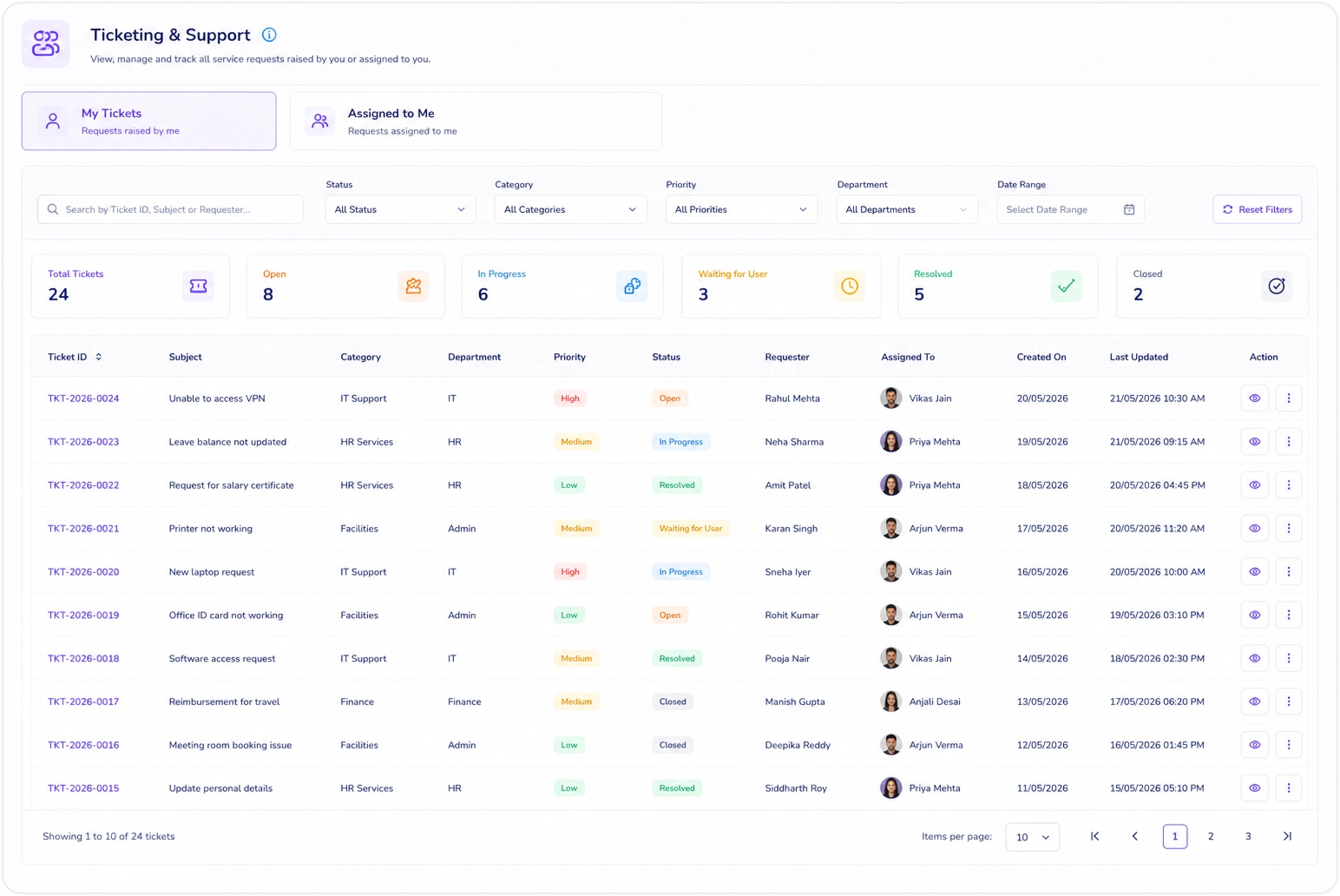 ticketing-and-support